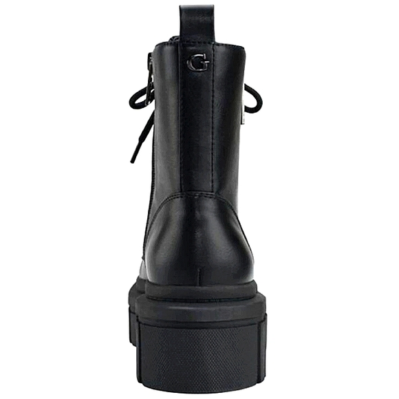 New w/o Box Guess Ferina Vegan Leather Lug Sole Lace-Up Combat Boots. size 10 - Picture 6 of 8